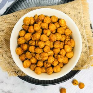 Garlic and Herb Roasted Chickpeas